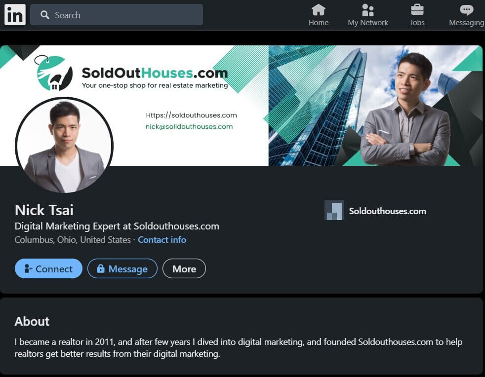 LinkedIn Profile: SoldOutHouses