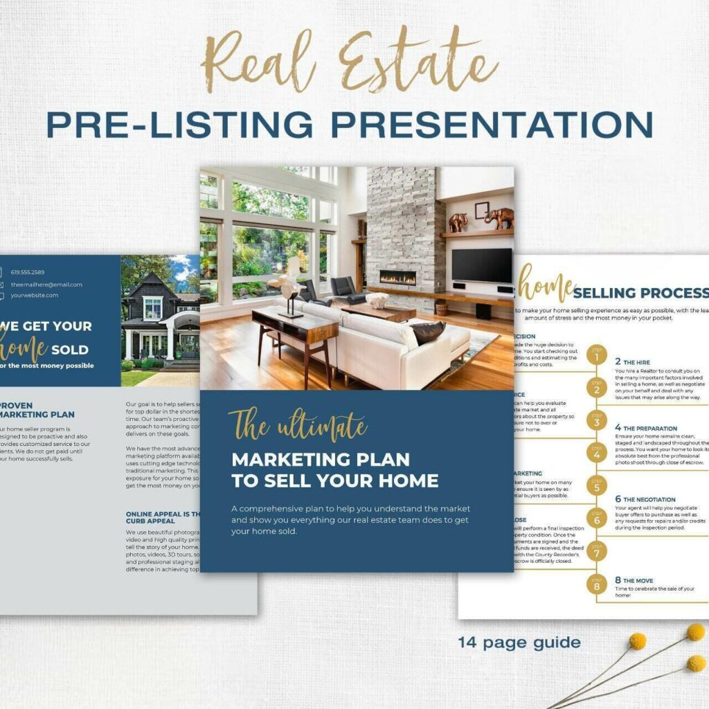 Real Estate Pre-listing Information Packet Presentation