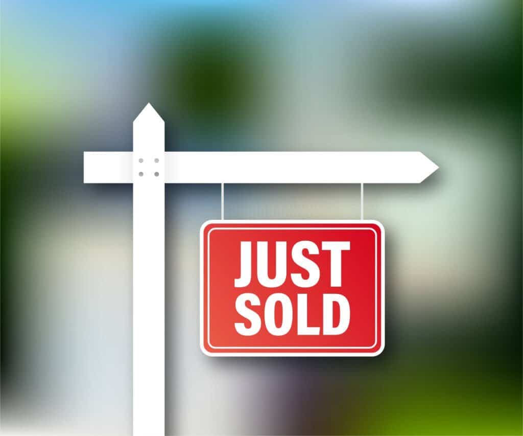  Just sold sign