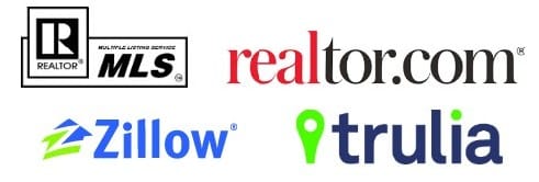 Zillow, Realtor.com, Trulia and MLS